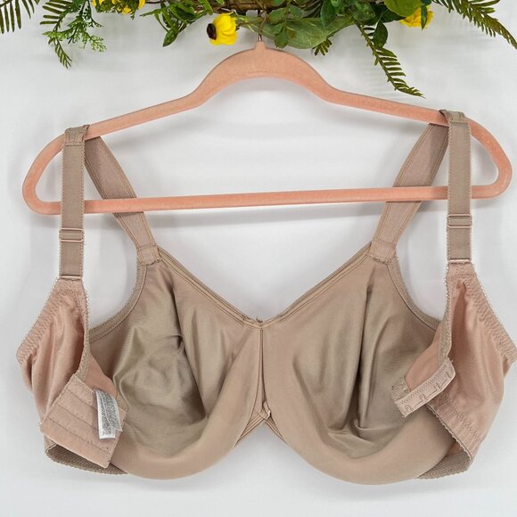 BodySuede Full Figure Seamless Underwire Bra 85185 Size 40DDD - Picture 5 of 7